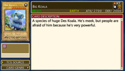 Big Koala Force 1 Yugipedia Yu Gi Oh Wiki