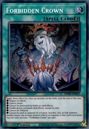 Forbidden Crown - Yugipedia