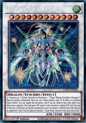 EOF-68 スーパーブランゾート マジカルクリアVer. Crystal Clear Wing Over Synchro Dragon - Yugipedia
