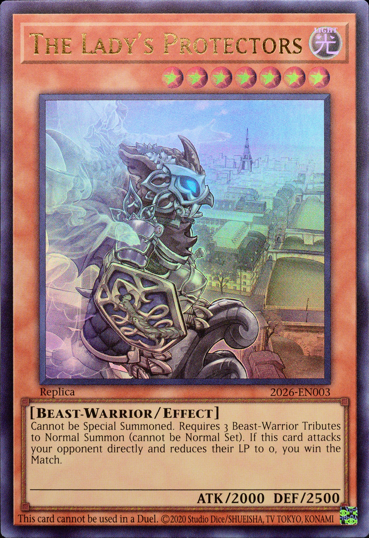 遊戯王　THE LADY'S PROTECTORS Yugioh THE LADY'S PROTECTORS 2026-EN003 Ultra R English WCS Japan