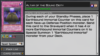 Altar of the Bound Deity (Tag Force 4) - Yugipedia
