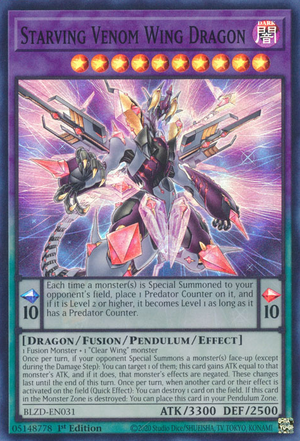 Starving Venom Wing Dragon - Yugipedia