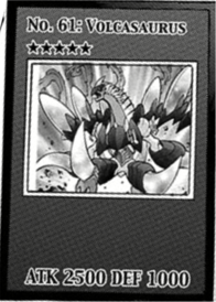 Card Artworks:Number 61: Volcasaurus - Yugipedia