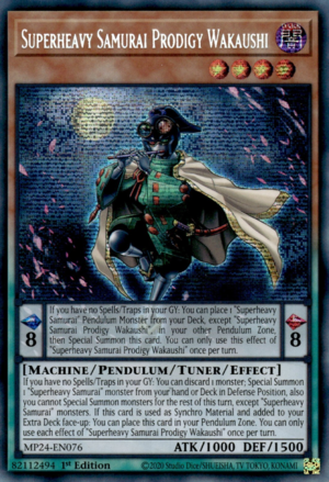 Superheavy Samurai Prodigy Wakaushi - Yugipedia