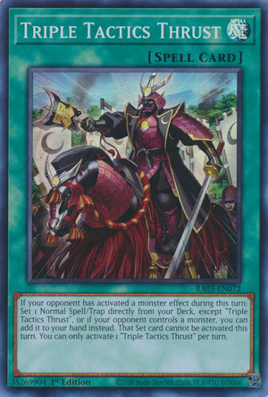 Triple Tactics Thrust - Yugipedia