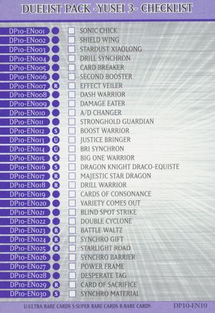 yugioh duelist pack yusei card list Collection Tin - (Blue) play with the best and now you can with Duelist Pack Yusei Set Card Galleries:Duelist Pack: Yusei