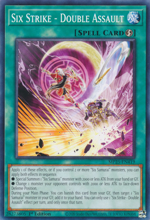 Six Strike - Double Assault - Yugipedia