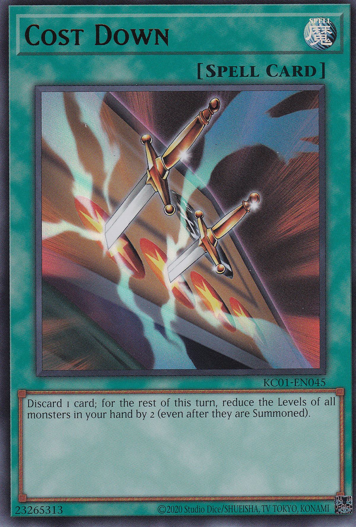 cost down yugioh card Yu-Gi-Oh! - - LCKC-EN040 - Secret Rare - Unlimited Edition Discard 1 card from your hand Cost Down - Yugipedia