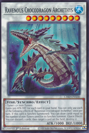 Ravenous Crocodragon Archethys - Yugipedia