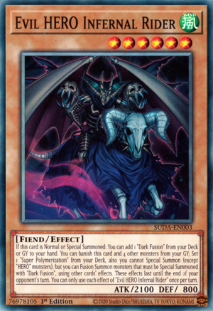 evil hero cards yugioh SGX3-ENA23 Wild Cyclone :: Common 1st Edition Mint Card you can destroy 1 card on the field. Evil HERO Dark Gaia Card