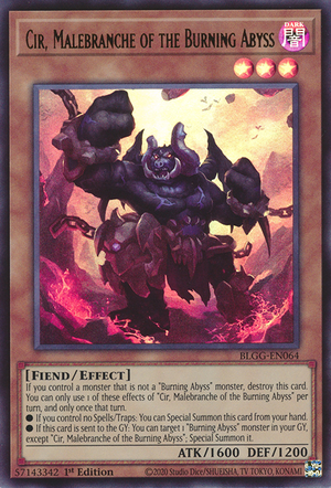 Cir, Malebranche of the Burning Abyss - Yugipedia
