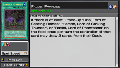 Fallen Paradise Force 4 Yugipedia Yu Gi Oh Wiki