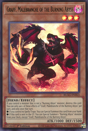 Graff, Malebranche of the Burning Abyss - Yugipedia
