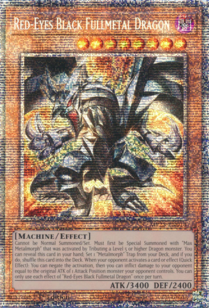 Red-Eyes Black Fullmetal Dragon - Yugipedia