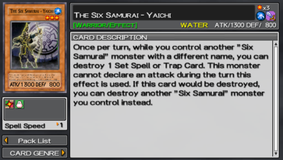 The Six Samurai - Yaichi (Tag Force 5) - Yugipedia