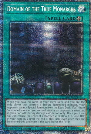 yugioh domain monarch deck Domain of the True Monarchs