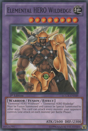 Elemental HERO Wildedge - Yugipedia - Yu-Gi-Oh! wiki