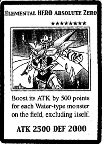 Elemental Hero Absolute Zero (manga) - Yugipedia - Yu-Gi-Oh! wiki