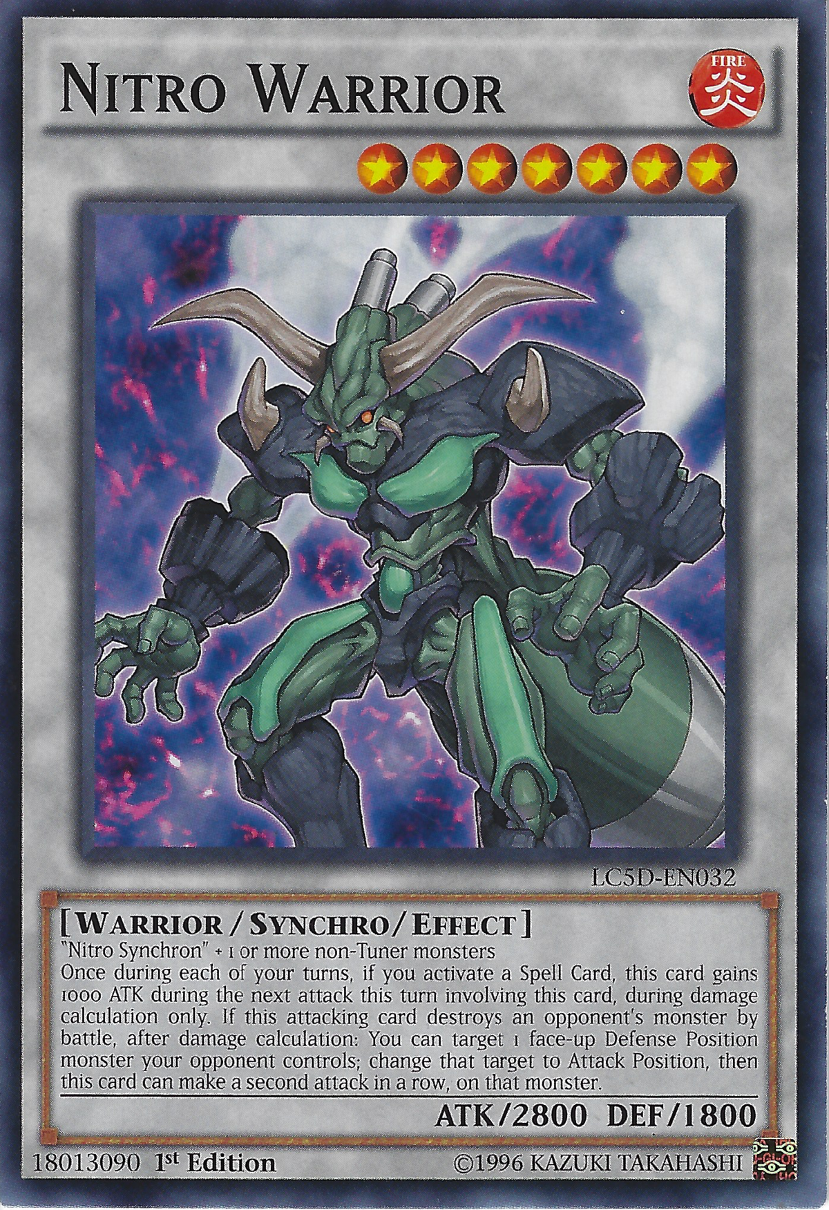 Nitro Warrior - Yugipedia