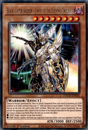 Black Luster Soldier - Envoy of the Beginning (World Championship 2005) -  Yugipedia - Yu-Gi-Oh! wiki