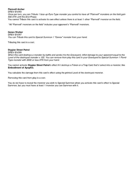 File Card Rulings Duelist Revolution Sneak Peek V1 1 Pdf