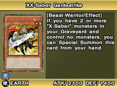 XX-Saber Gardestrike (World Championship 2011) - Yugipedia