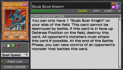 Scab Scar Knight Force 4 Yugipedia Yu Gi Oh Wiki