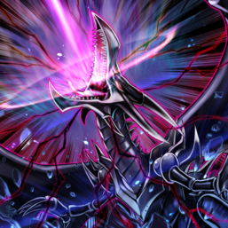 "Red-Eyes Black Dragon" in the artwork of "Black Dragon's Roar"