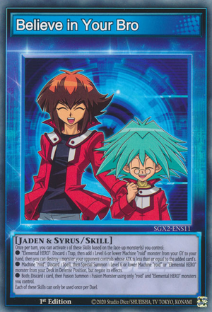 Believe in Your Bro - Yugipedia