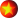 a yellow star on an orange circle