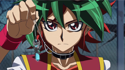 Yuya compares Aster's heart to his pendulum.