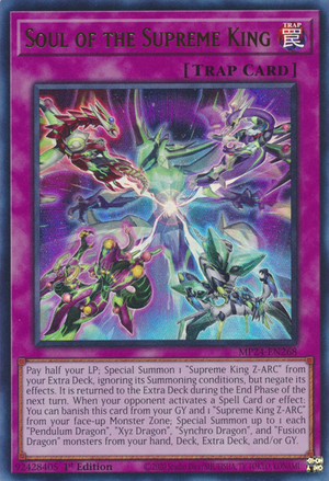yugioh master duel supreme king zarc deck cardcluster