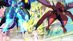 "Utopia Roots" with "Shark Drake" and "Prime Photon Dragon" as Overlay Units.