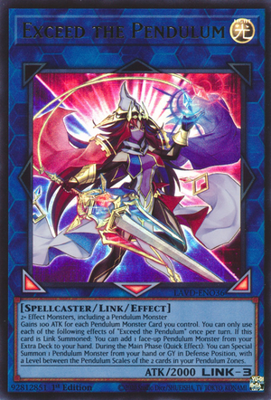 特大ペンデュラム Exceed the Pendulum - Yugipedia