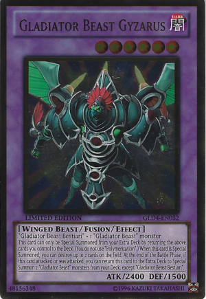 Card Errata:Gladiator Beast Gyzarus - Yugipedia
