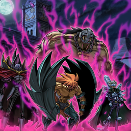 "Clock Tower Prison", "Diamond Dude", "Dreadmaster", "Captain Tenacious" and "Doom Lord" in the artwork of "D - Tactics".