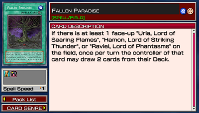 Fallen Paradise (Tag Force 3) - Yugipedia
