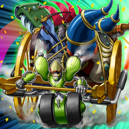 "Soulshield Wall", "Soulclaw", "Soulpiercer" and "Soulhorns" in the artwork of "Superheavy Samurai Wagon"