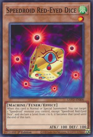 赤目のダイス Speedroid Red-Eyed Dice - Yugipedia