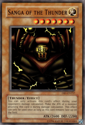 遊戯王 SANGA OF THE THUNDER 1st Ed. エラーカード 300px-SangaoftheThunder-DB1-EN