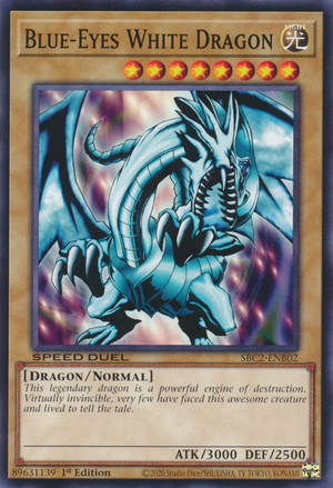 2002 YUGIOH BLUE outlet EYES WHITE