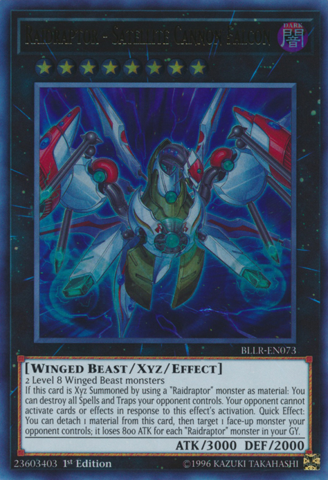 Raidraptor - Satellite Cannon Falcon - Yugipedia - Yu-Gi-Oh! wiki