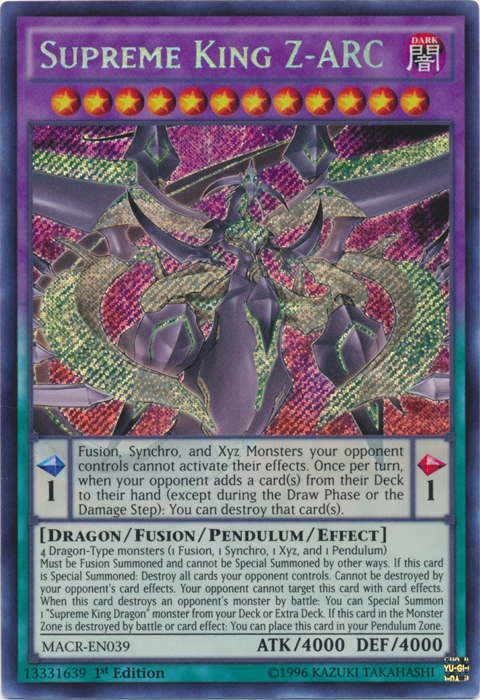 Supreme King Z-ARC - Yugipedia - Yu-Gi-Oh! wiki