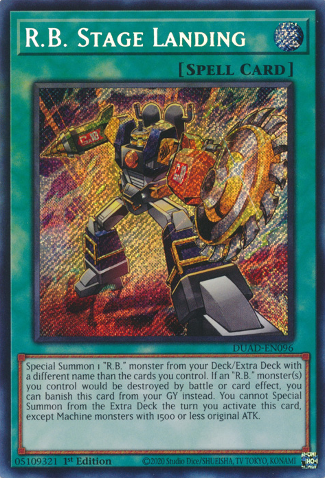 R.B. Stage Landing - Yugipedia