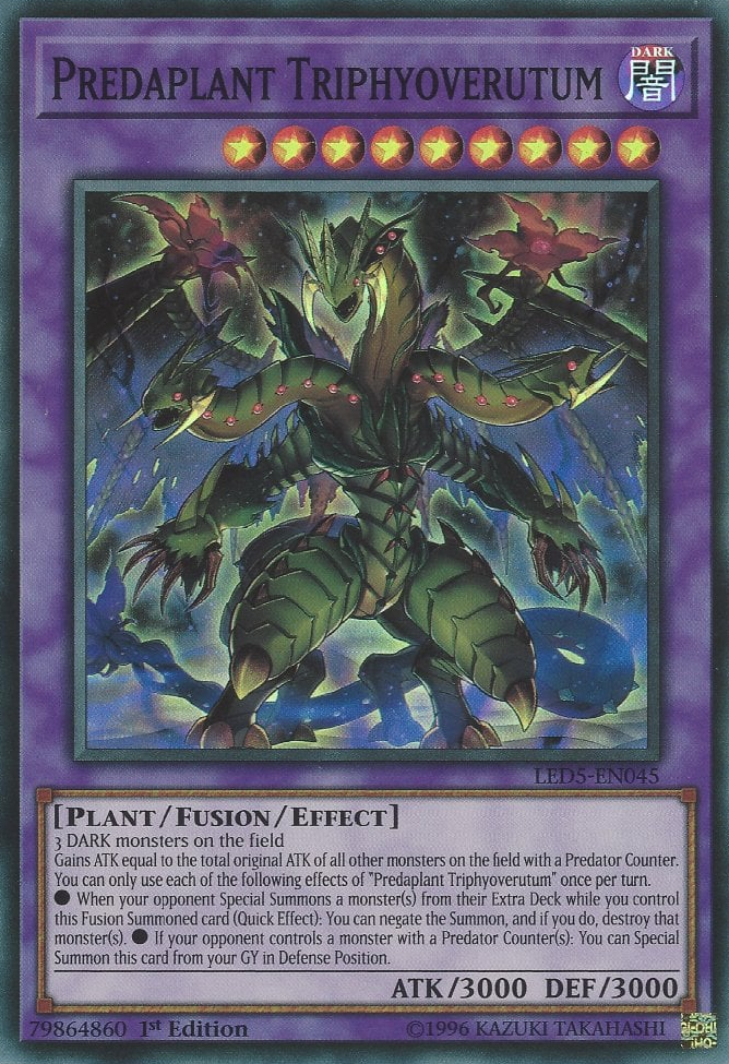 Predaplant Triphyoverutum - Yugipedia - Yu-Gi-Oh! wiki