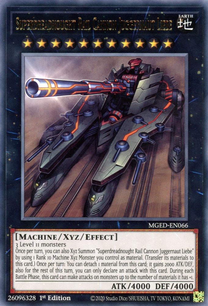 thumbnail image 2 of Yu-Gi-Oh! Superdreadnought Rail Cannon LED4-EN039 1st Ed Ultra Rare NM/M 2 of 3
