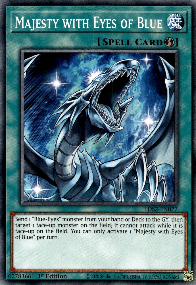 Majesty with Eyes of Blue - Yugipedia - Yu-Gi-Oh! wiki