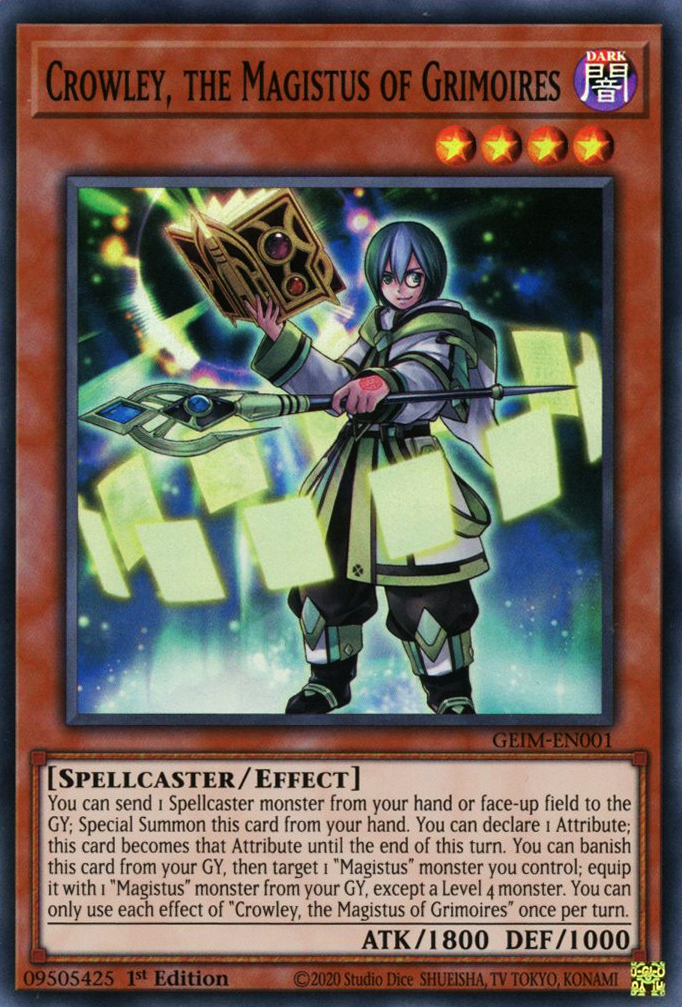 Crowley, the Magistus of Grimoires - Yugipedia - Yu-Gi-Oh! wiki
