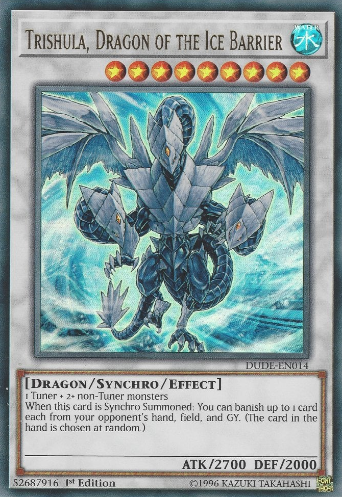 Trishula, Dragon of the Ice Barrier - Yugipedia - Yu-Gi-Oh! wiki