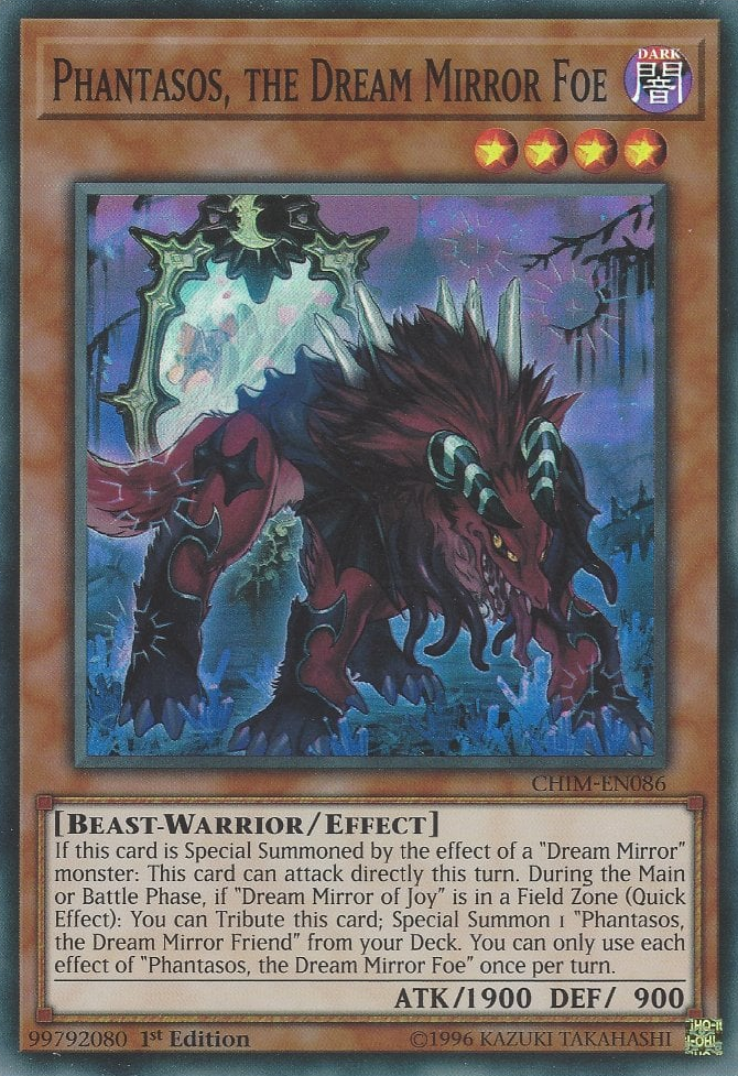 Phantasos, the Dream Mirror Foe Yugipedia YuGiOh! wiki